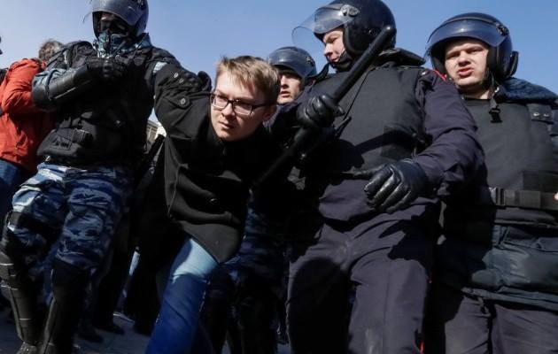 акия протеста в Москве 26 марта 2017 года